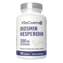 Diosmin Hesperidin 1200 mg Complejo, 240 capsules, Citrus Bioflavonoids Rich Fruit Extract, 100% Vegetariano, No GMO &amp; Gluten Free (180 Conde (Pack of 1))