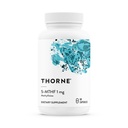 THORNE - 5-MTHF - Methylfolate (Active B9 Folate) Suplemento - Apoyos Salud Cardiovascular, Desarrollo Fetal, Salud Nerve, Niveles de Metilación &amp; Homocysteine* - 60 Servings - 5-MTHF 1mg