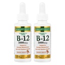Bounty B-12 5000 mcg Sublingual Liquid Energy Health, 2 Fl Oz (2 Bottles)