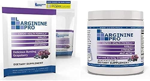 2-Pack, 1 Grape Jar and 30 Single Serve Packs That are Great Tasting! | Blood Flow | Pre-Workout Drink | with Vitamins C, B6, B12, K & More