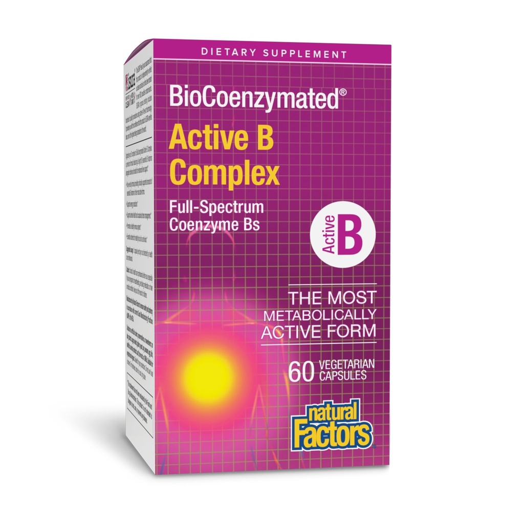Factores naturales, Complejo Activo BioCoenzimated, 60 cápsulas (60 piezas)