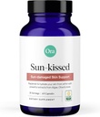 Ora Ora Organic Skin Health Supplement - Sun Damage Support - Promueve la Defensa Natural de la Esquí Silencioso Antioxidantes Veganos incluyendo Astaxanthin y Carotenoides - 1 Month Supply, 60 cápsulas