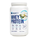 LeanFit WHEY Protein Natural Vanilla – 100% Whey Protein Powder, 24g Protein Por Serving – Grass-Fed, Gluten-Free, Low Carb, BCAAs, Amino Acid – 23 Servings, 1.83 Pound Tub