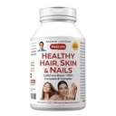 ANDREW LESSMAN Healthy Hair, Skin and Nails 120 Capsules - 5000 mcg Alta Bioactividad Biotina, B-Complex. Promueve la hermosa piel, las uñas fuertes. No aditivos Crecimiento del cabello Vitaminas Biotina Suplemento
