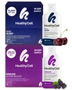 Saludable REM Suplemento de Ayuda al Sueño + Immune Super Boost Suplemento Bundle