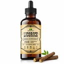 Extracto de raíz de regaliz herbácico (Glycyrrhiza glabra) – Extracto de hierbas líquidas orgánicas, 4 oz – Vegano, No GMO, Libre de gluten