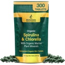 Biogenesis Organic Spirulina, Chlorella & Marine Plant Minerals – 300 Conde (200 mg) Silencio Australian Grown Algae Superfood ← Soporta Energía e Inmunidad