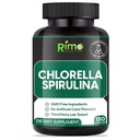 Lab Tested Spirulina and Chlorella Capsules 1000 mg Por Serving- Purest Alga Azul No Irradiated - Best Raw Vegan Protein - Green Superfood
