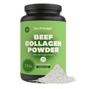 Principio Zen Grass-Fed Agglomerated Collagen Peptides 3 lb. Anti-Aging Protein Powder for Healthy Hair, Skin & Joints. Paleo y Keto Friendly, GMO y Gluten Free, Pasture-Raised Bovine.