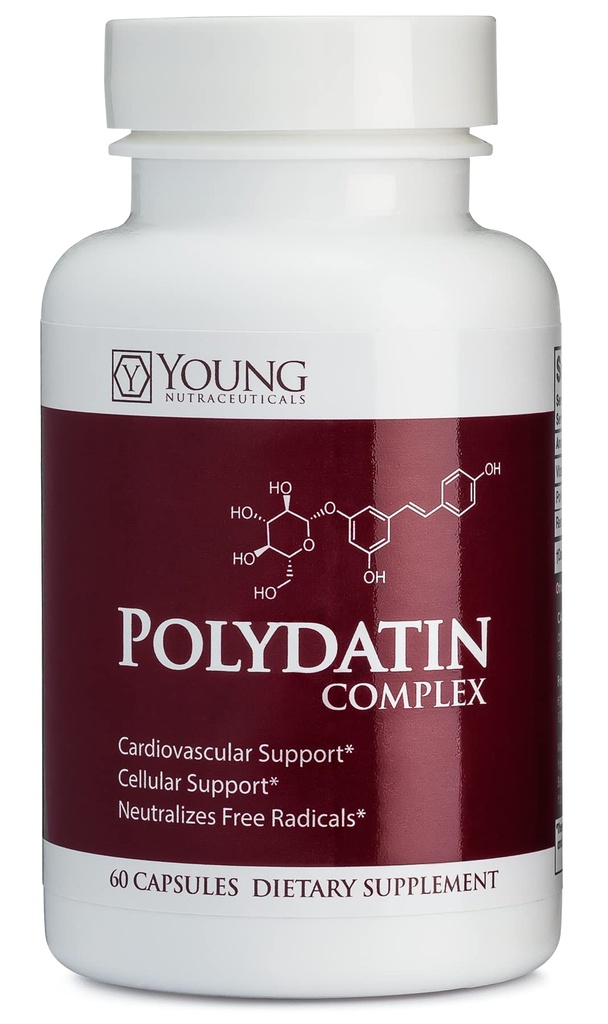 Mirica YoungNutra Polydatin Complex with Resveratrol- High Absorption - 60 cápsulas