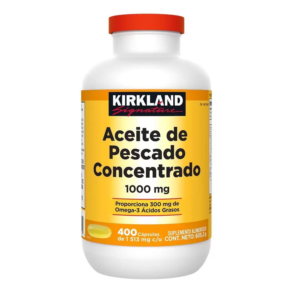 Kirkland firma aceite de pescado 1000mg, 400 cuenta