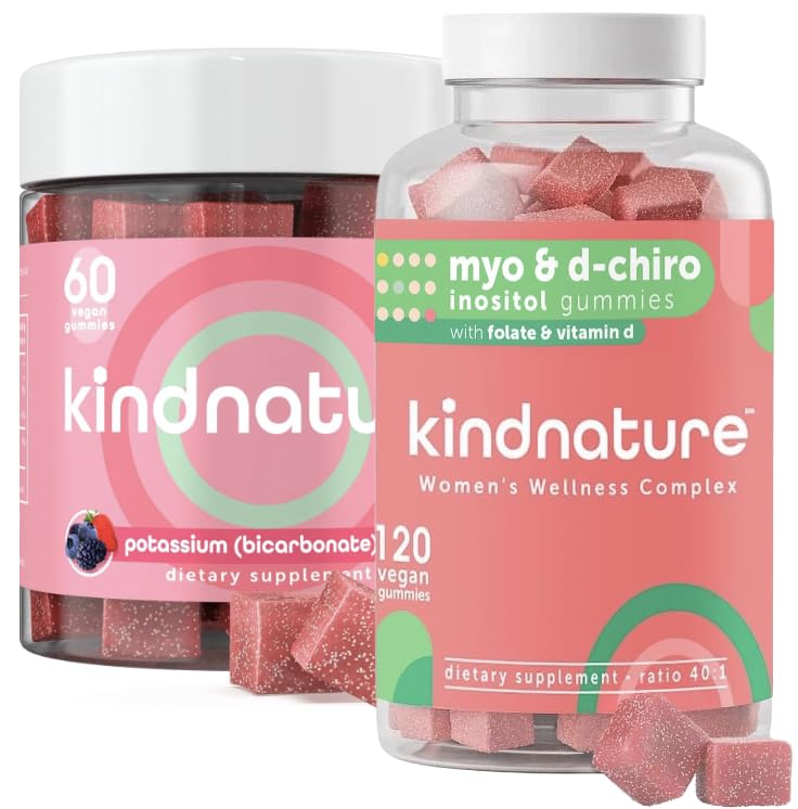 Myo-Inositol &amp; High Potassium Supplement Bundle - Hormonal Health &amp; Muscle Support Gummies