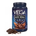 Vega Sport Vegan Protein Powder + Recuperación - 30g Proteína basada en plantas por Serving, Chocolate, 19 Servings, 5g BCAAs, Probiotics, NSF Certified, For Shakes & Smoothies, 1.8lbs (Packaging May Vary)