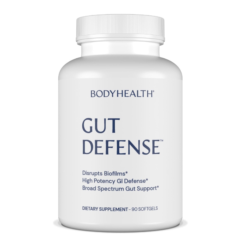 BodyHealth Gut Defense con PerfectAmino, Gut Health Support for Women and Men, GI Support Supplement - 90 Softgels