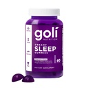 Goli Dreamy Sleep Gummy - 60 Cuenta - Melatonina, Vitamina D, Magnesio y Lemon Balm Extract - Gelatin-Free, Gluten-Free, Vegan " Non-GMO
