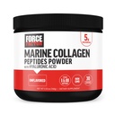 Pólvora de Collagen Marina FACTOR para Mujeres y Hombres, Péptidos de Collagen Marino Tipo I " III con ácido hialurónico para apoyar el cabello sano, la piel, las uñas, los huesos y las articulaciones, desarmados, 30 servidos