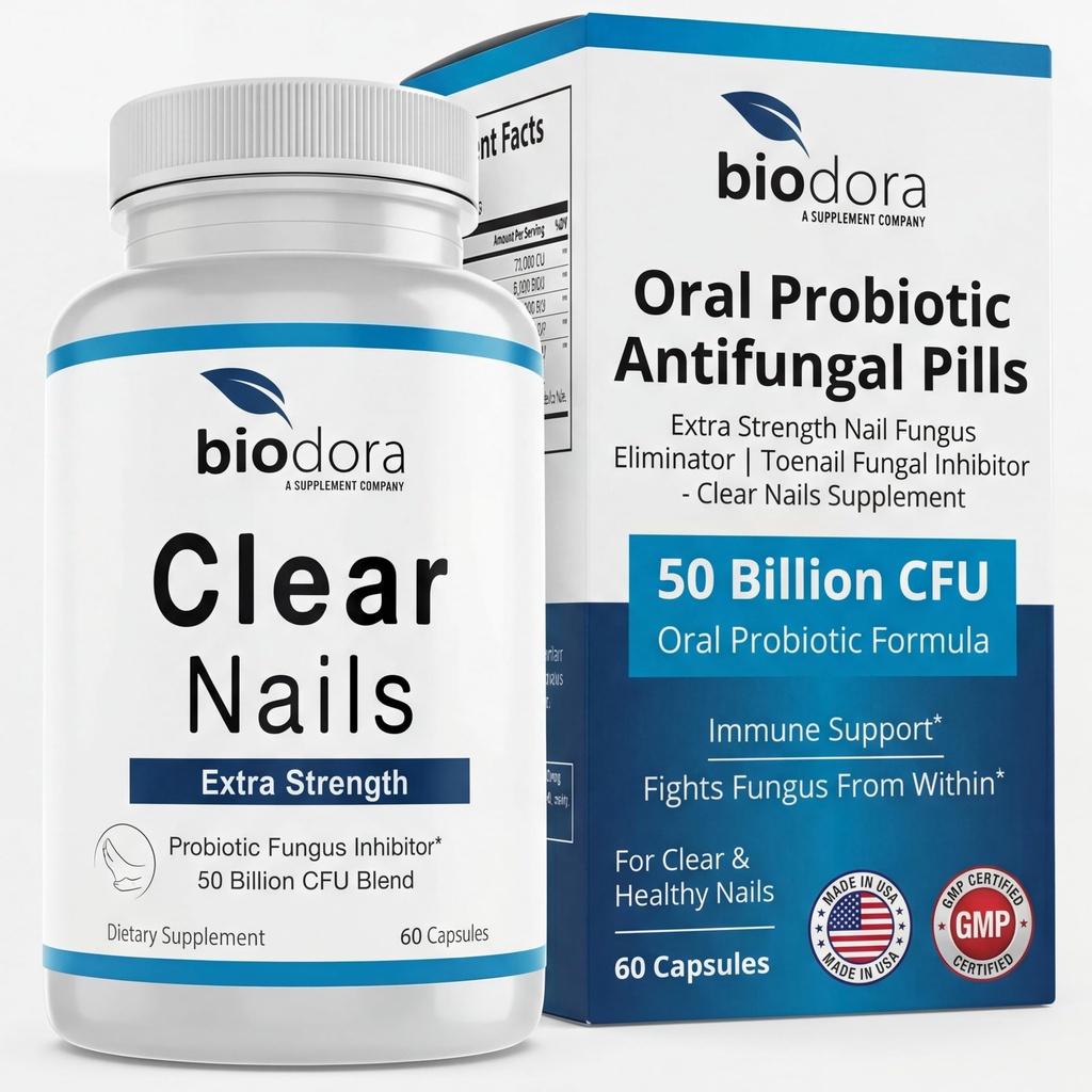 Bobinas claras - fuerza extra - Probiótico Inhibidor de hongos - 50 Billones CFU