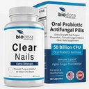 Bobinas claras - fuerza extra - Probiótico Inhibidor de hongos - 50 Billones CFU
