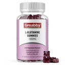 L Glutamine 1000mg Gummies - Muscle Relief & Immune Support, Amino Acid Supplement with Magnesium Glycinate, Vegan " Non-GMO, Gluten Free (60 Count)
