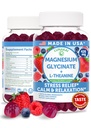 Lunakai USA hizo magnesio Glycinate Gummies 426mg con L-Theanine – Calm, Sleep, Stress Relief for Adults &amp; Kids, Non-GMO, Vegan, 60ct
