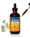 Herb Pharm Certified Orgánica Valerian Root Liquid Extract for Relaxation and Restful Sleep, Orgánica Cane Alcohol, 4 onzas