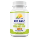 Suplementos de Potasio de Magnesio W Zinc - 90 Capsules 400MG Magnesio,450MG Potasio,50MG Zinc para la salud Vascular – Alta Absorción Vegan para cáscaras y sueño