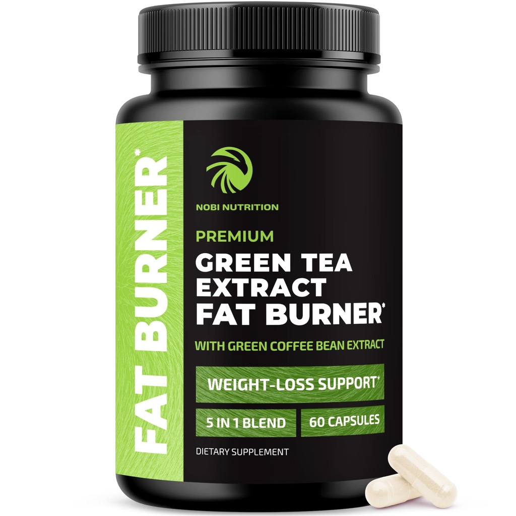Píldoras de pérdida de peso de té verde para mujeres " Hombres Silencioso 45% EGCG ¦ Stomach Fat Burner, Metabolism Booster " Appetite Suppressant " Green Tea Fat Burner Diet Píldoras