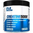 Evlution Nutrition Creatine 5000 - Supports Faster Recovery, Lean Muscle Growth & Performance - Pre &amp; Post Workout Powder - 5000mg Pure Creatine Monohydrate Por Serving - 60 Servings - Unflavored