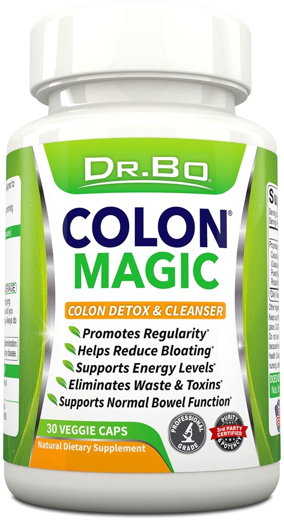 Colon Cleanse Detox Fórmula - Píldoras limpiadoras de bolos naturales para la limpieza intestinal " rápida limpieza digestiva - suplemento de alivio del estreñimiento diario Gut, Belly, Stomach - Mujeres Hombre Peso Flush