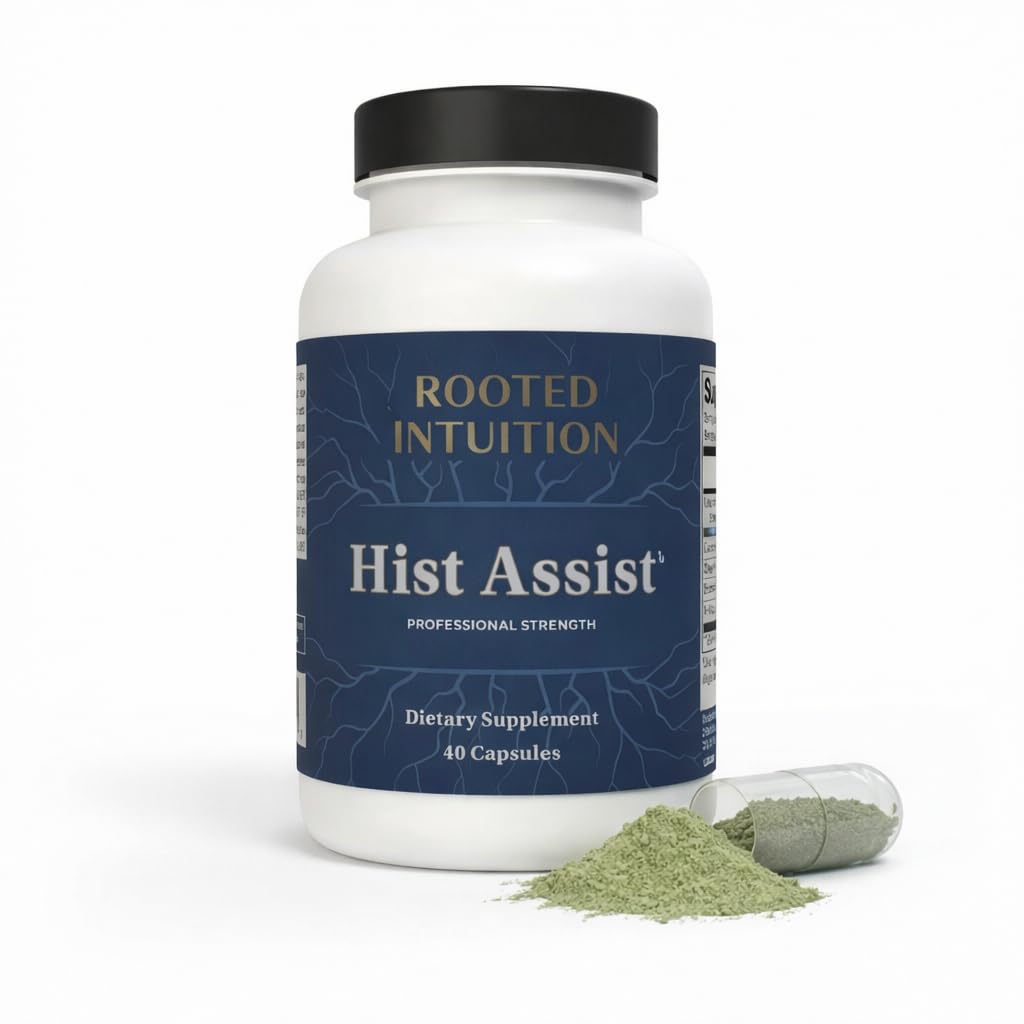 Hist Assist ⋅ Seasonal Sinus &amp; Immune Balance Formula ← Quercetin Bromelain NAC Nettle ← No Gluten Gluten Gratis ← 40 Capsules