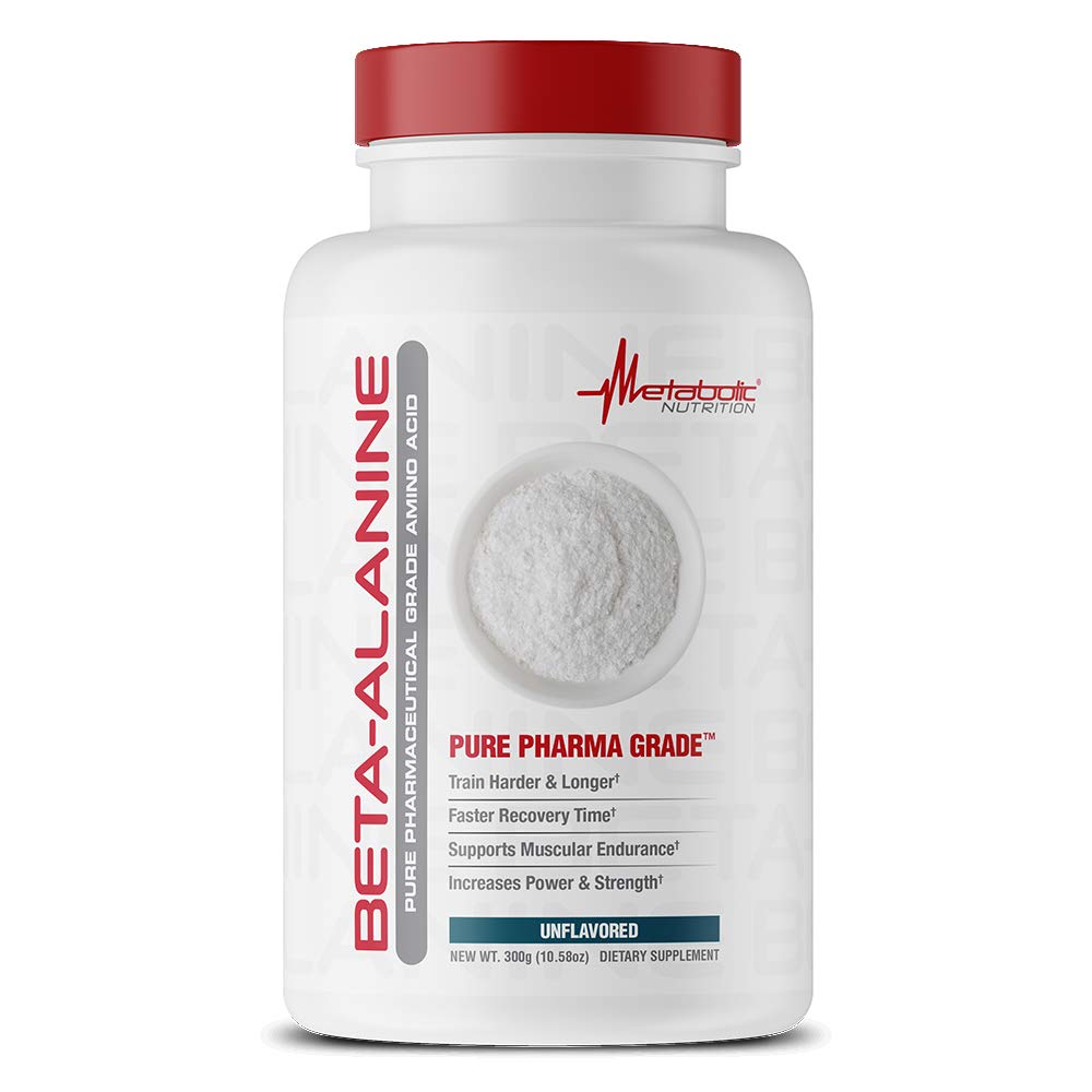 Nutrición metabólica Beta Alanine, 300 gramos, Polvo