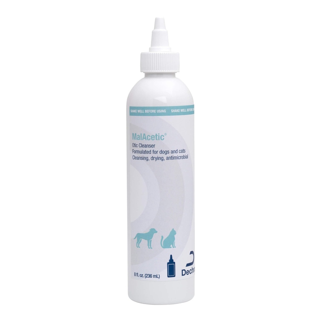 Malacés Otic Cleanser para perros y gatos, 8 fl oz
