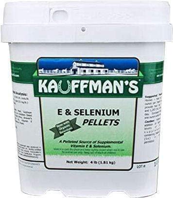 Pellets de vitamina E y selenio