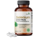 Futurobióticos Selenium 200 mcg - Complejo de Aminoácidos Selenio - Mineral de Traza Esencial con Absorción Superior, No GMO, 250 cápsulas