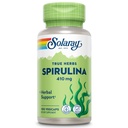 SOLARAY Spirulina 410mg ANTE Algae Superfood Supports Energy, Vitality &amp; Global Health TEN 100ct, 100 Serv.