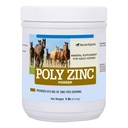 SmartEquine Poly Zinc Powder ← Zinc Suplemento para Caballos tóxicos Hoof Care Vitaminas y Minerales ← Soporta Bone and Hoof Wellness ← Equine Skin Coat Suplemento latitud 1 lb