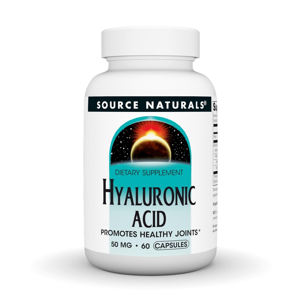 Fuente Naturales Ácido hialurónico, promueve articulaciones saludables*, 50 mg - 30 cápsulas