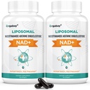 Orgabay Liposomal NAD+ Suplemento 500 mg, Alta Absorción, Boost NAD+ con TMG 250 mg, Actual NAD Plus Más Eficiente que Nicotinamide Riboside, Apoyo Energía Celular, Envejecimiento Saludable 120 Softgels