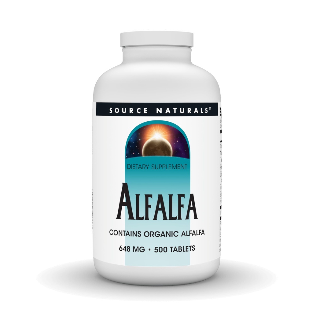 Fuente Naturales Alfalfa 10 Grain Suplemento dietético - 500 Cuadros