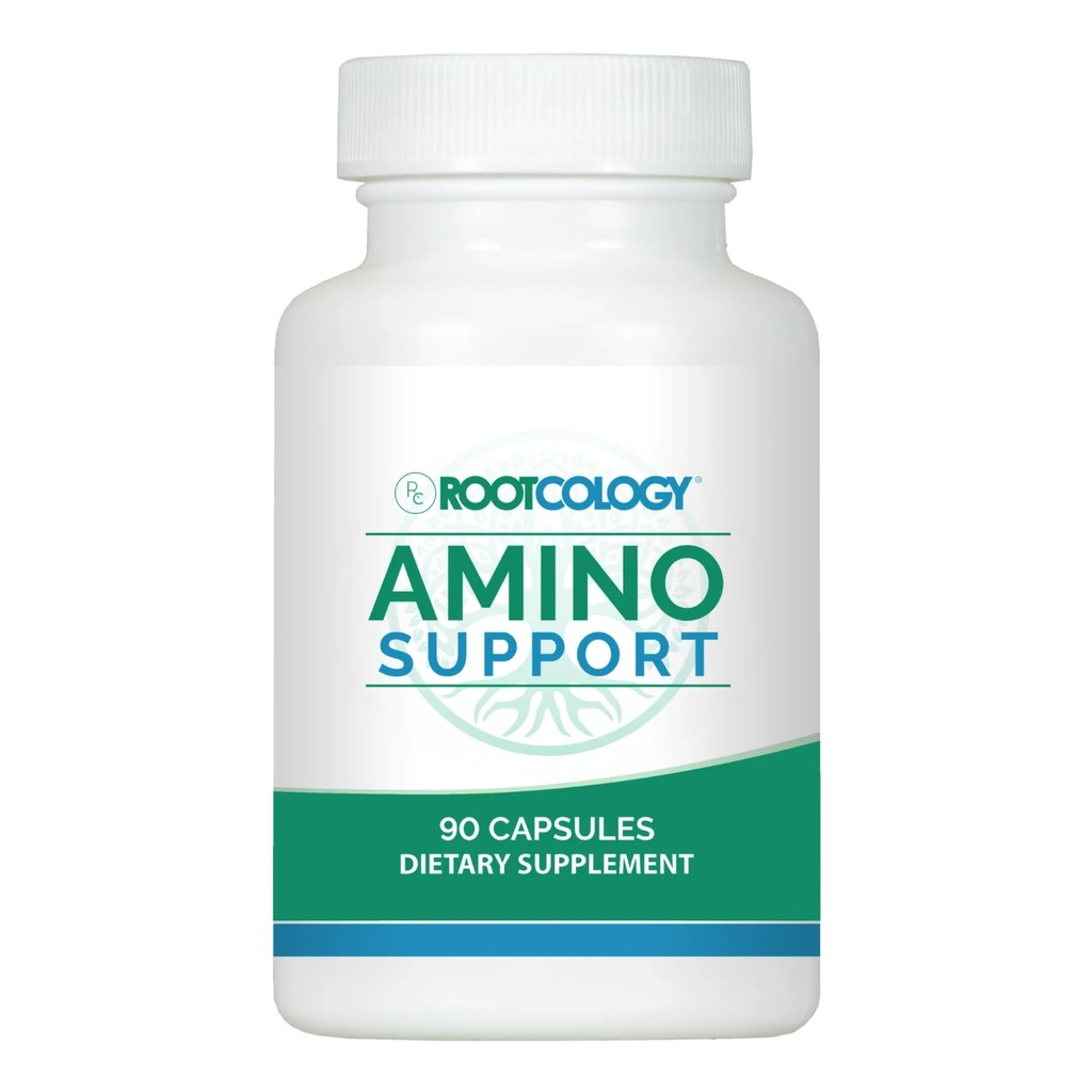 Rootcology by Dr. Izabella Wentz ANTE Amino Support TEN Amino Acid Complex Capsules with L-Glutamine, Glycine &amp; MSM TEN 90 Capsules
