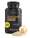 Vinagre de la sidra diaria de Apple cápsulas con la madre (1500 mg) - ACV Pills with Probiotics " Potassium for Women " Men - Supports Gut Health, Digestion, Appetite " Weight - Vegan, 90 cápsulas