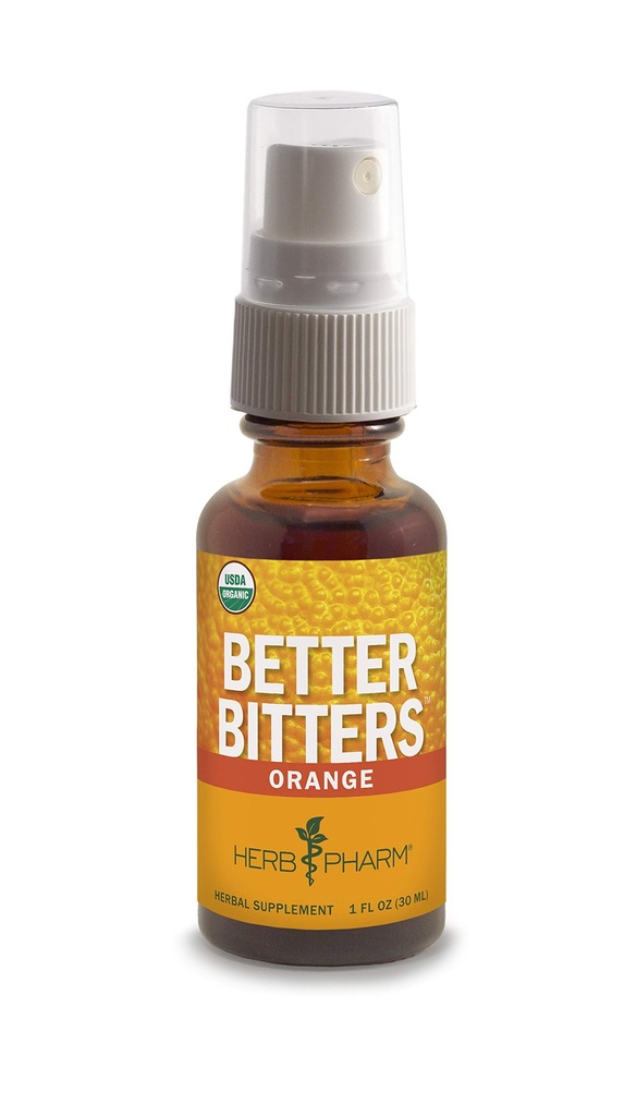 Herb Pharm Mejor Bitters Certified Organic Digestive Bitters, Orange, 1 Ounce