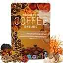 PowderVitamin Organic Mushroom Coffee Certified Mold &amp; Mycotoxin-free GrassFed Collagen Types I &amp; III 8 Fruiting Body Mushrooms Tested for Beta-Glucans Focus Energy Digestion & Immunity 30 Servings