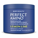 BodyHealth PerfectAmino Powder - BCAA and EAA Powder for Pre and Post Workout - Amino Acid Energy Drink for Hombres and Women to Support Lean Muscle and Recovery - Lemon Lime - 30 Servings