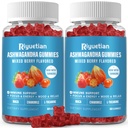 Ashwagandha Gummies for Women &amp; Men - Immune Support " Strengthening Energy - Ashwagandha Supplements for Men " Women - Natural Strawberry Flavor (120 Conde)