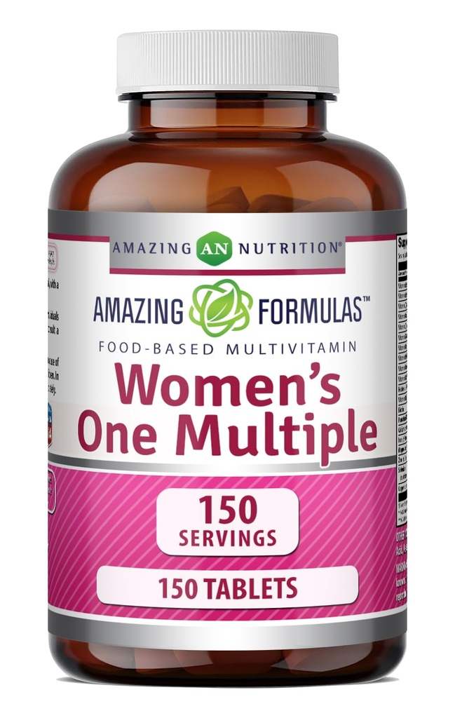 Fórmulas increíbles Suplemento multivitamínico para mujeres ← Alimentación Basada en 150 Tablets ← Perfect Blend of Vitamins, Minerals &amp; Probióticos ← Non-GMO TEN Gluten-Free TEN Made in USA