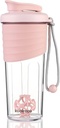 Botella de Shaker para Mezclas Protein,24 oz,Botellas Protein Shaker con Botella Whisk, Botella Mixer, Botella Protein,Botella Pre Workout portátil Whey Protein Copa Shaker Cup,Pink
