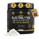 HRDWRK - Electrolytes Powder Keto Hydration Sugar Free with Magnesium, Potassium and Sodium - 100 Servings ¦ Boost Endurance and Reduce Fatiga with This Electrolytes Supplement - Maximum Hydration