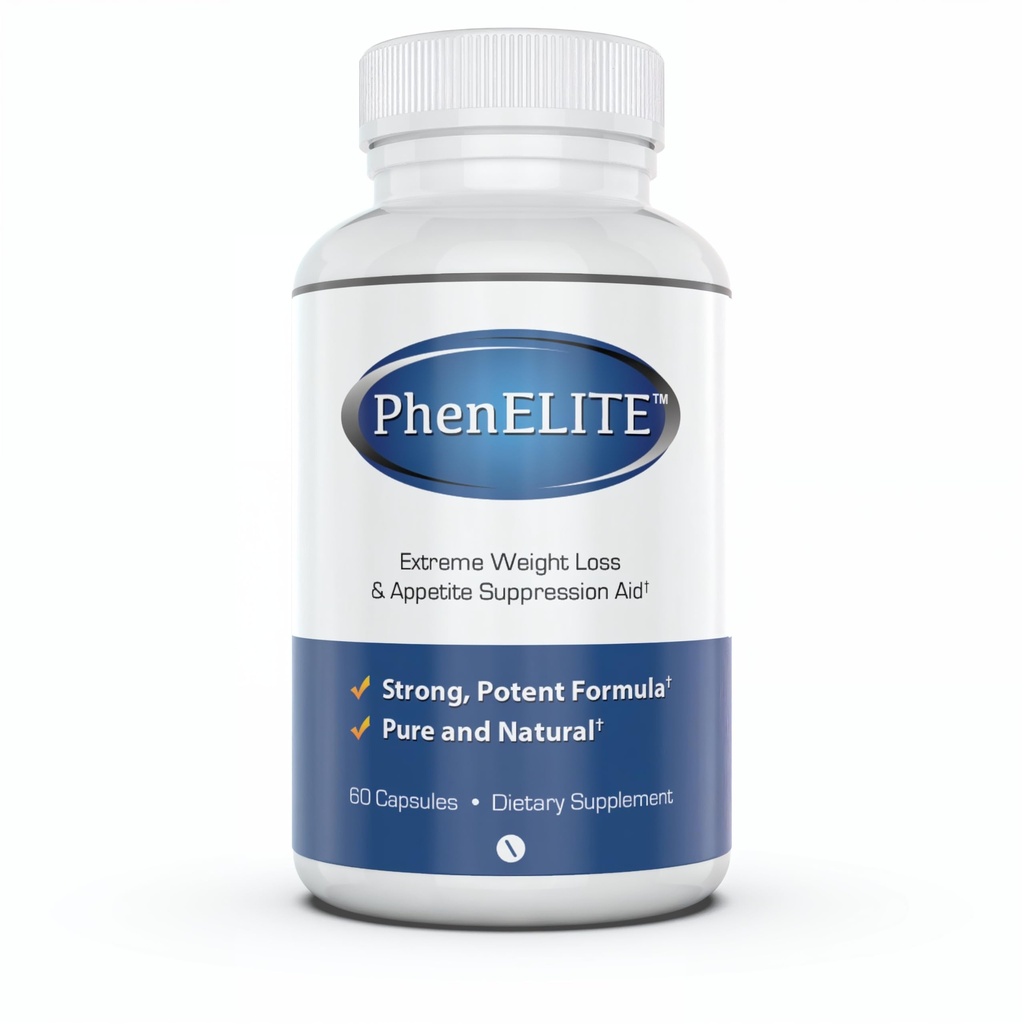 Phenelite Fat Burner for Women - Weight Loss Support and Diet Pills for Helping Reduce Belly Fat - Suplemento Hecho de Cetonas de Fresa y Extractos de Planta Premier - Appetite Suppressant, Vegan