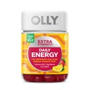 OLLY Ultra Strength Hair, Extra Strength Daily Energy, Biotin, Keratin, Vitamina B12, CoQ10, Goji Berry Gummy Suplemento Bundle - 30 Cuenta, 60 Cuenta